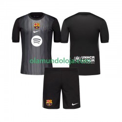Camisola FC Barcelona Guarda-redes Criança Equipamento Terceiro 2025-2026 Manga Curta